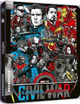 Captain America: Εμφύλιος πόλεμος [4K Ultra HD + Blu-ray] [Steelbook]